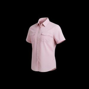 Perry Ellis Men’s XXL Pink Short Sleeve Button-Down Shirt